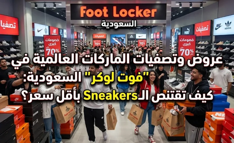عروض وتصفيات الماركات العالمية في “فوت لوكر” السعودية: كيف تقتنص الـ Sneakers بأقل سعر؟