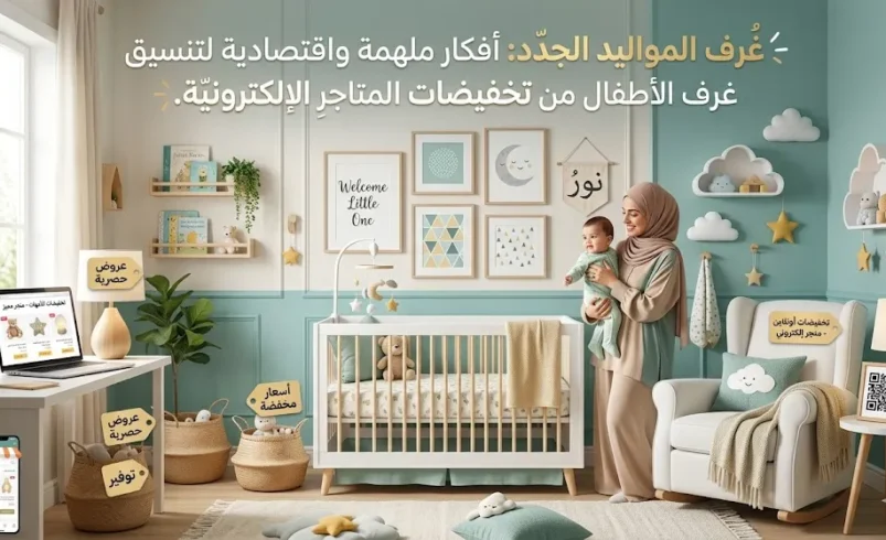غرف المواليد الجدد: أفكار ملهمة واقتصادية لتنسيق غرف الأطفال من تخفيضات المتاجر الإلكترونية.