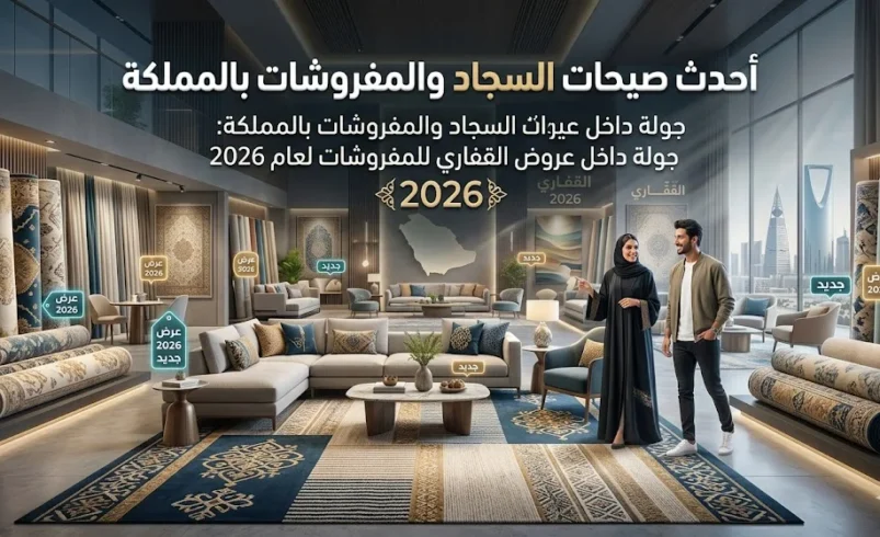 أحدث صيحات السجاد والمفروشات بالمملكة: جولة داخل عروض القفاري للمفروشات لعام 2026.