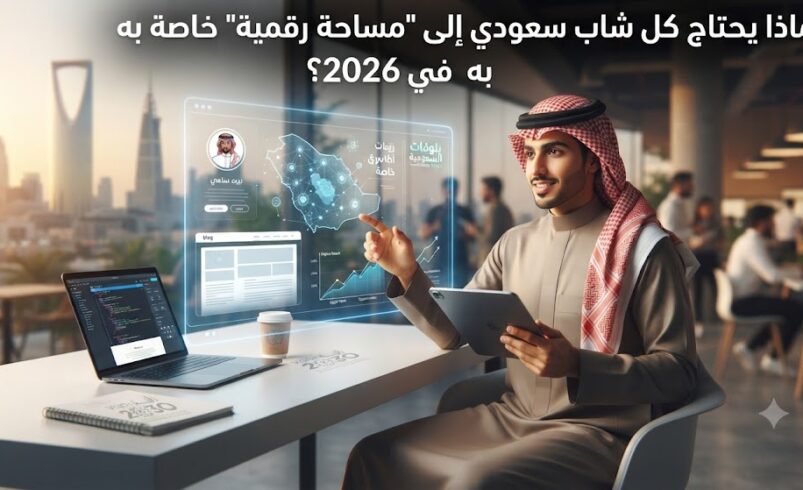 لماذا يحتاج كل شاب سعودي إلى “مساحة رقمية” خاصة به في 2026؟