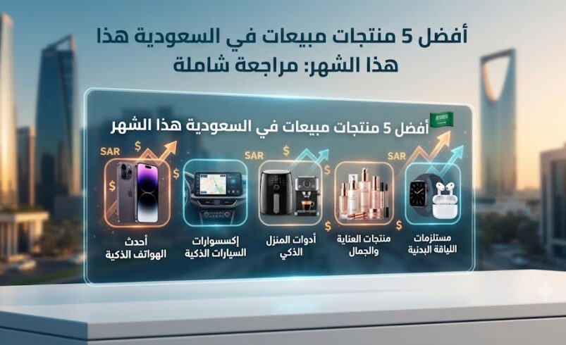أفضل 5 منتجات مبيعات في السعودية هذا الشهر: مراجعة شاملة