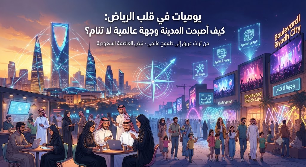 يوميات في قلب الرياض: كيف أصبحت المدينة وجهة عالمية لا تنام؟