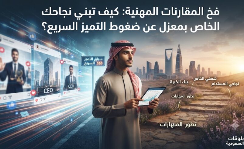 فخ المقارنات المهنية: كيف تبني نجاحك الخاص بمعزل عن ضغوط التميز السريع؟