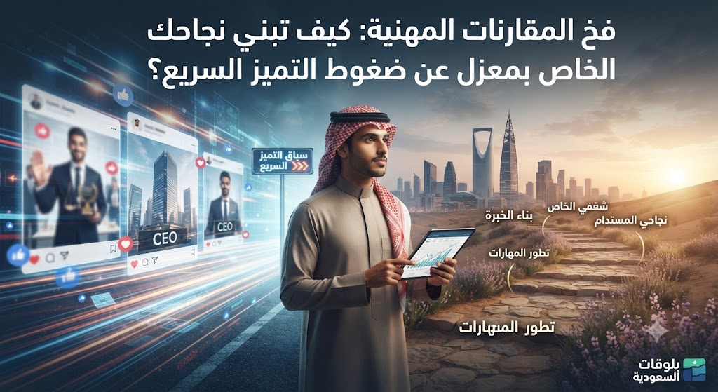 فخ المقارنات المهنية: كيف تبني نجاحك الخاص بمعزل عن ضغوط التميز السريع؟