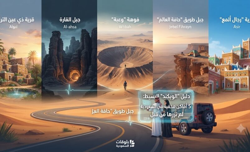 دليل “الويكند” البسيط: 5 أماكن مخفية في السعودية لم تزرها من قبل
