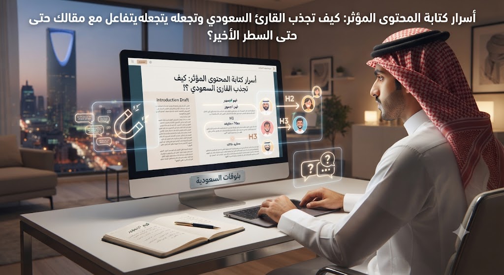 أسرار كتابة المحتوى المؤثر: كيف تجذب القارئ السعودي وتجعله يتفاعل مع مقالك حتى السطر الأخير؟